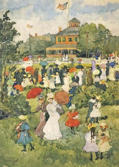 Maurice Prendergast Franklin Park Boston oil painting image